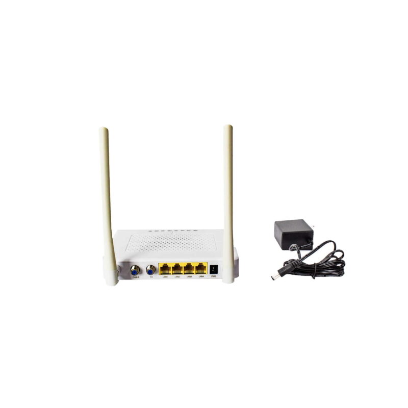 PON Wifi 4 puertos blanco 110-240V 5-30 47-1000Mhz