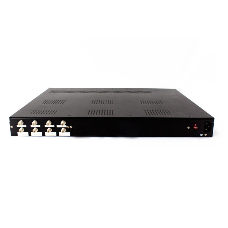 8 FTA Tuner (DVB-T/T2) + 2 entradas ASI IP(512 SPTS/4 MPTS UDP RTP)+2 salidas ASI